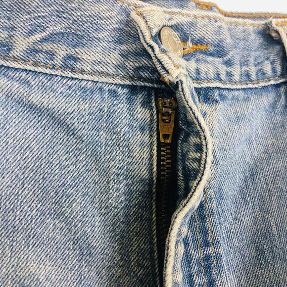 Vtg Y2K 00s Levi's 550 Men's Jeans Relaxed Fit Medium Wash Cotton Sz W40 L30 - Picture 5 of 11